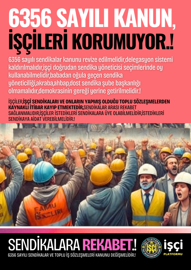 6356 sayılı kanun,işçiyi korumuyor.!